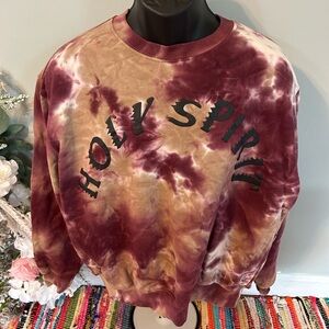 Kanye West Holy Spirit Sunday Service Sweatshirt Crewneck Tie Dye Large